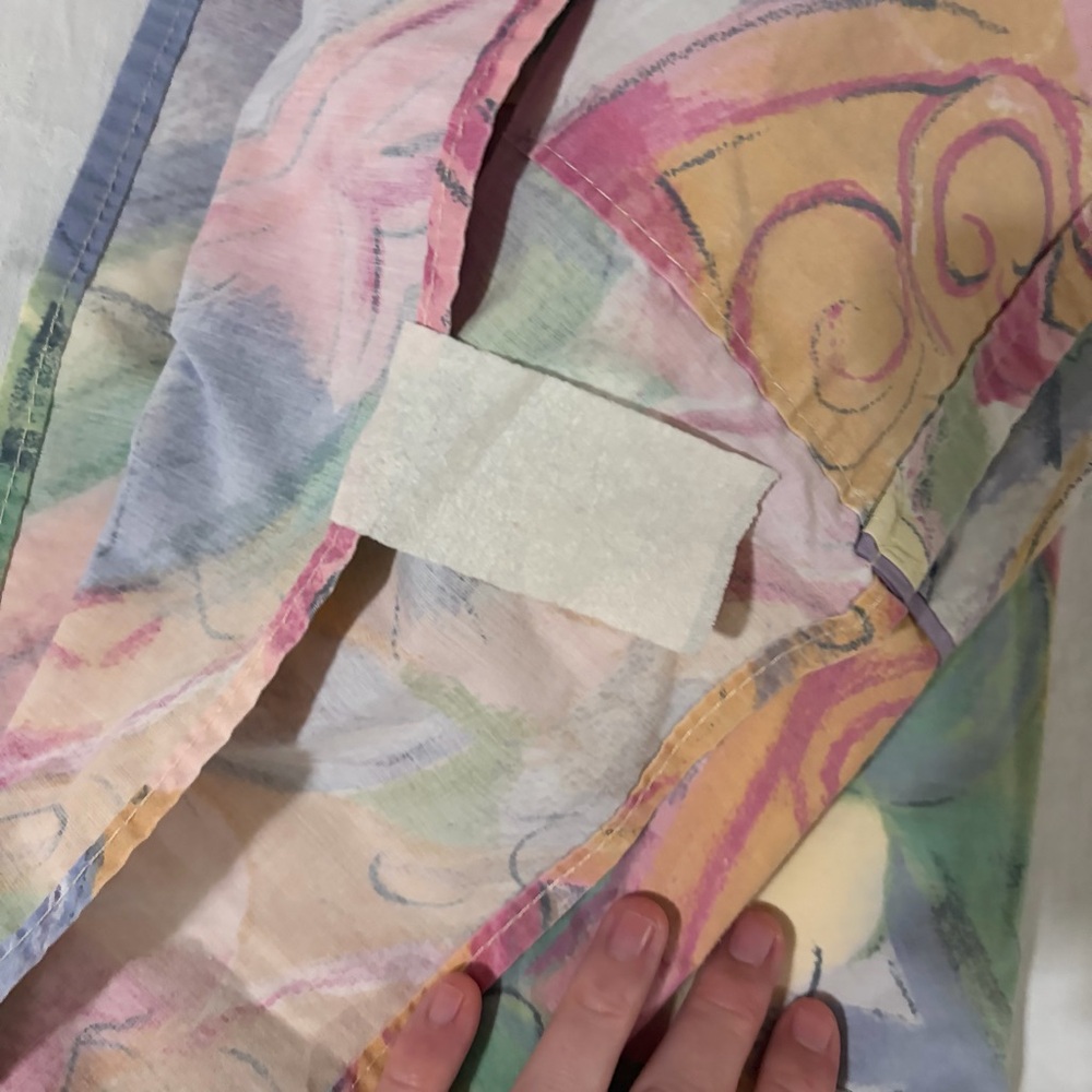 Vintage flower flat sheet - Picture 2 of 2